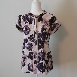 Simply Vera Wang button up tunic top